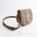 The New Winter Sherpa Shoulder Crossbody Bag For Ladies